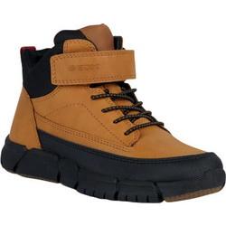 Geox Flexyper Παιδικά Μποτάκια Καφέ με Σκρατς J369BA0MEFUC2006