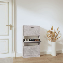 vidaXL Παπουτσοθήκη Ξύλινη 59x17x108cm 342529