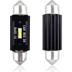 AMiO Canbus Ultra Bright LED 12/24V 3,1W 39mm 2τμχ