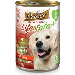 Prince Maintenance Lifestyle Adult Beef, Veal & Vegetables 415gr