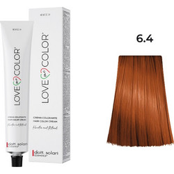 Dott. Solari Love Me Color 6.4 Ξανθό Σκούρο Χάλκινο Μόνιμη Βαφή Μαλλιών 100ml