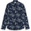 Scotch & Soda Ανδρικό Πουκάμισο Βαμβακερό Φλοράλ Μακρυμάνικο Slim Fit Μπλε 171623-5719