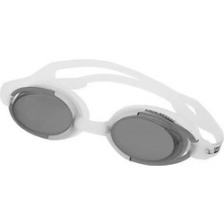 Aqua Speed Malibu Γυαλάκια Κολύμβησης Ενηλίκων Αντιθαμβωτικά Μαύρα Λευκά