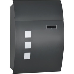 Μεταλλικό Γραμματοκιβώτιο 45 x 10 x 32 cm HOMCOM B80-012V00CG