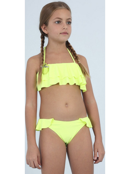 Mayoral Παιδικό Μαγιό Bikini Set για Κορίτσι Lime 23-06752-094