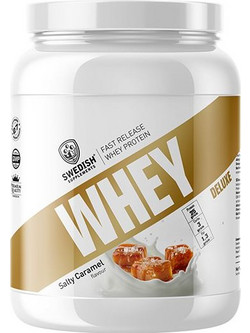 Swedish Supplements Whey Deluxe Salted Caramel Πρωτεΐνη Ορού Γάλακτος Γράμμωσης 920gr