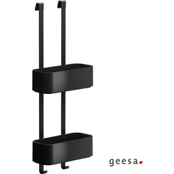 Geesa 8902 Black Matt Κρεμαστή Σπογγοθήκη - Μπουκαλοθήκη 25 x 11,5 x 8 cm
