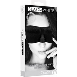 Satin Curvy Eye Mask - With Elastic Straps