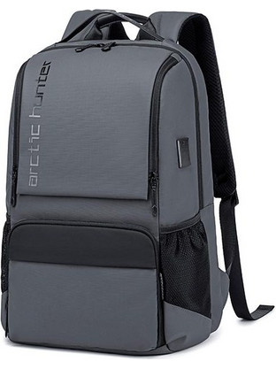Arctic Hunter B00532 Αδιάβροχο Backpack Laptop 15.6" Grey