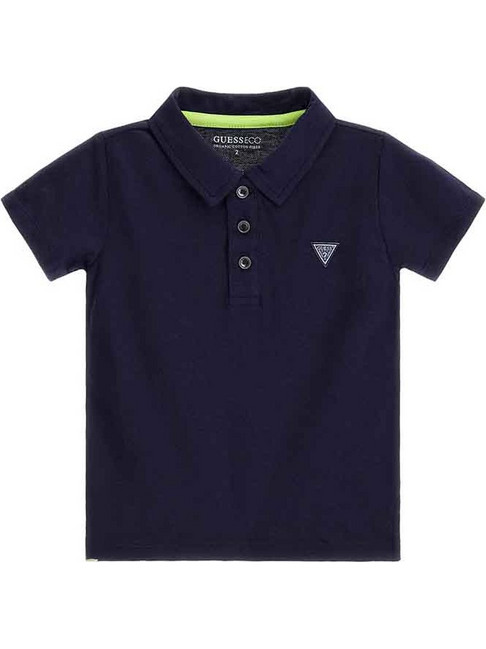 Guess Παιδικό Polo Κοντομάνικο Navy Μπλε L2GP02KAPY0-G7V2