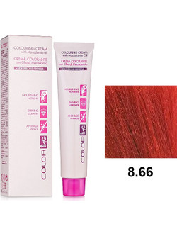 ING Colouring Cream 8.66 Ξανθό Ανοιχτό Κόκκινο Έντονο Μόνιμη Βαφή Μαλλιών 100ml