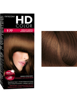 Farcom HD Color 7.77 Σοκολατί Ανοικτό Μόνιμη Βαφή Μαλλιών 60ml