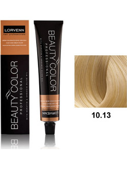 Lorvenn Beauty Color 10.13 Ξανθό Πολύ Πολύ Ανοιχτό Ψυχρό Μπεζ Μόνιμη Βαφή Μαλλιών 70ml