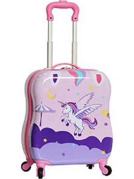 Snowball 846.196103 Παιδική Βαλίτσα Καμπίνας 44x34x20cm με 4 Ρόδες Λιλά