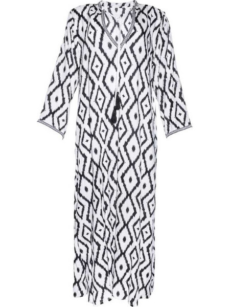 Achilleas Accessories Καφτάνι Παραλίας 60000770 Black/White