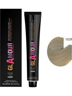 Glamour Professional Permanent Hair Color Cream 13.21 Eastern Pearl Ash Μόνιμη Βαφή Μαλλιών 120ml