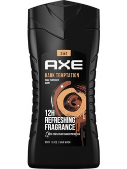 AXE Dark Temptation Ανδρικό Αφρόλουτρο σε Gel 250ml