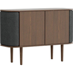 Μπουφές Treasures Horizons S 5774C711-04 109x43x75cm Dark Oak-Dark Grey Umage Ατσάλι,Ξύλο