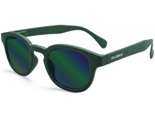 Doubleice Candy Green Ανδρικά Γυαλιά Ηλίου Στρογγυλά Κοκάλινα Πράσινα με Πράσινο Polarized Φακό