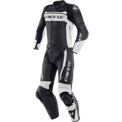 Dainese Mistel Ανδρική Δερμάτινη Φόρμα Αναβάτη Μοτοσυκλέτας Black/White/Black MattΚωδικός: 1513464