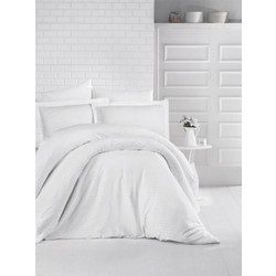 Linea Home Σεντόνι Μονό με Λάστιχο 100x200+25 Soft Satin Λευκό