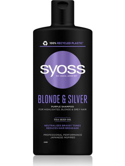 Syoss Blonde & Silver Φυτικό Σαμπουάν για Προστασία Χρώματος για Βαμμένα Μαλλιά 440ml