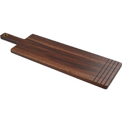 T&G Πλατώ Σερβιρίσματος Ξύλινο Καφέ Deco 53,5x15x1,5