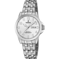 Festina Γυναικείο Ρολόι με Ασημί Μεταλλικό Μπρασελέ F20455/1