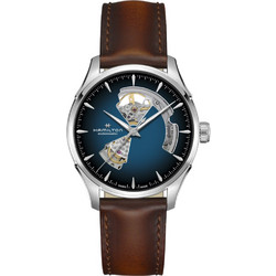 Hamilton Jazzmaster Ανδρικό Ρολόι Αυτόματο με Καφέ Δερμάτινο Λουράκι H32675540