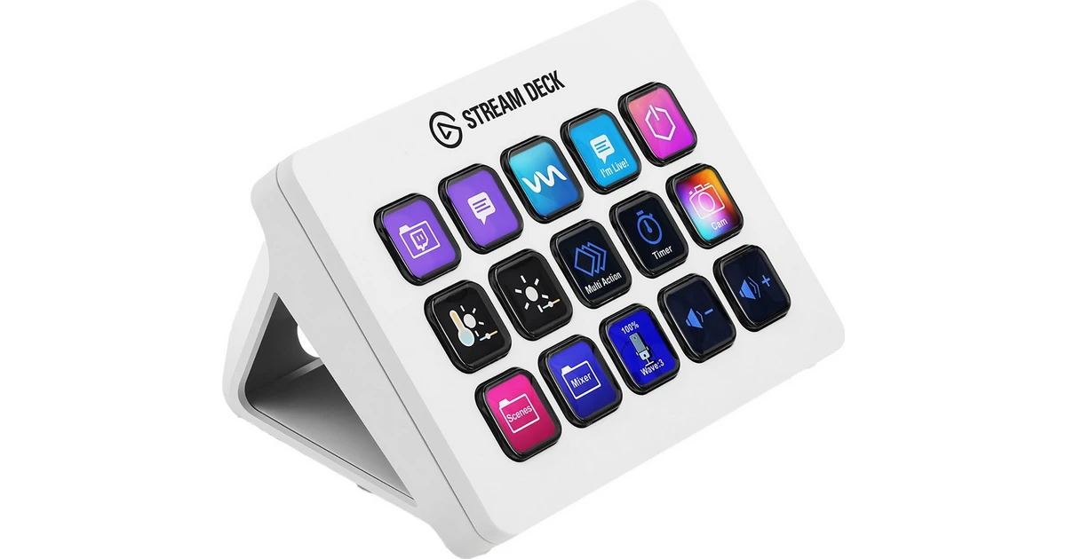 Elgato Stream Deck MK.2 White Stream για PC BestPrice.gr
