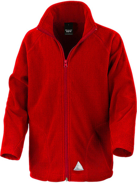 Result Παιδική Ζακέτα Fleece με Φερμουάρ Κόκκινη R114JY
