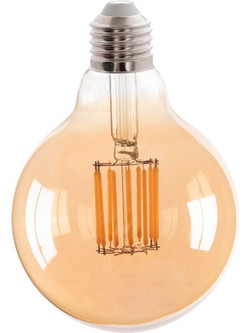 ΛΑΜΠΤΗΡΑΣ GLOBO LED FILAMENT 12W E27 3000K ΧΡΥΣΟ HM4049.02