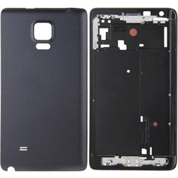 For Galaxy Note Edge / N915 Full Housing Cover (Front Housing LCD Frame Bezel Plate + Battery Back Cover ) (Black) (OEM)