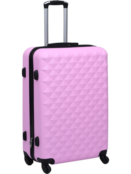 vidaXL 92424 Βαλίτσα Μεγάλη 76x48x28cm με 4 Ρόδες Ροζ