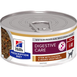 Hill's Prescription Diet Canine Mini i/d Digestive Care Stew Chicken & Vegetables 156gr