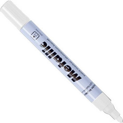 Centropen μαρκαδόρος ανεξίτηλος μεταλ. λευκός 1,5-2,5mm (ΠΑΚ10)