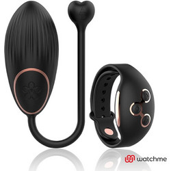 Anne's Desire Egg Wirless Wewatch Δονητής Egg για Ζευγάρια με Τηλεχειριστήριο Μαύρος