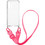 Sonique Armor Clear Θήκη Σιλικόνης με Strap Samsung Galaxy A32 4G Fuchsia