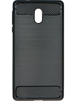 Θήκη Σιλικόνης Carbon TPU Fiber Brushed Nokia 3 Μαύρο