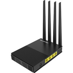 Wireless Router Comfast CF-WR617AC Dual Band 1200Mbps 4x5dBi έως 5.8GHz Μαύρο