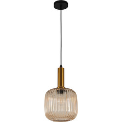 ARlight PDT 1454 HN Κρεμαστό Φωτιστικό Οροφής Μονόφωτο E27 Χρυσό Φ20cm 0083576