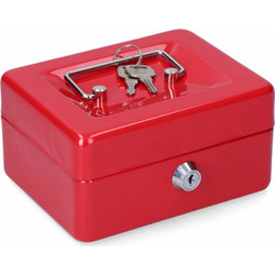 Κουτί ασφαλείας Micel CFC09 M13392 15,2 x 11,8 x 8 cm Κόκκινο Χάλυβας