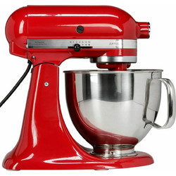 KitchenAid 5KSM175PSEER Κουζινομηχανή 300W με Ανοξείδωτο Κάδο 4.8lt