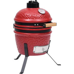 vidaXL Kamado Κεραμική Ψησταριά Κάρβουνου Καπνιστήριο με Καπάκι Επιφάνειας 56cm 316095