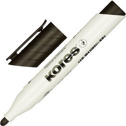 KORES ΜΑΡΚΑΔΟΡΟΣ ΑΣΠΡΟΠΙΝΑΚΑ XW1 ΜΑΥΡΟΣ ΣΤΡΟΓΓΥΛΗ ΜΥΤΗ 3mm KR20830
