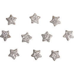 Αστέρια Glitter Rayher Ασημί 1cm 160 Τεμάχια