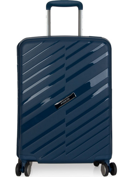 March Bon Voyage Βαλίτσα Καμπίνας 55x39x20cm με 4 Ρόδες Navy Μπλε