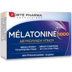 Forte Pharma Melatonin 1000 1mg 30 Ταμπλέτες