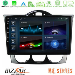 Bizzar U-M8-MZ1351 Ηχοσύστημα Αυτοκινήτου με Οθόνη Αφής USB Bluetooth & GPS