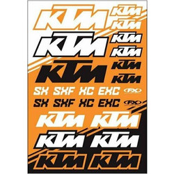 Αυτοκόλλητα Factory Effex Universal Sticker Kit για KTM SX
